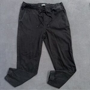 RSQ Black Joggers